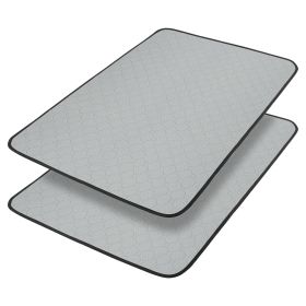 Washable Pee Pads for Dogs, Pee Pads Waterproof Potty Training Pad for Dogs, 89.5 x 59.2cm/34.5"x23" (Color: Gray)